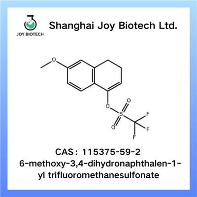 6-metoksi-3,4-dihydronaftalen-1-yyli trifluorimetaanisulfonaatti CAS NO 115375-59-2